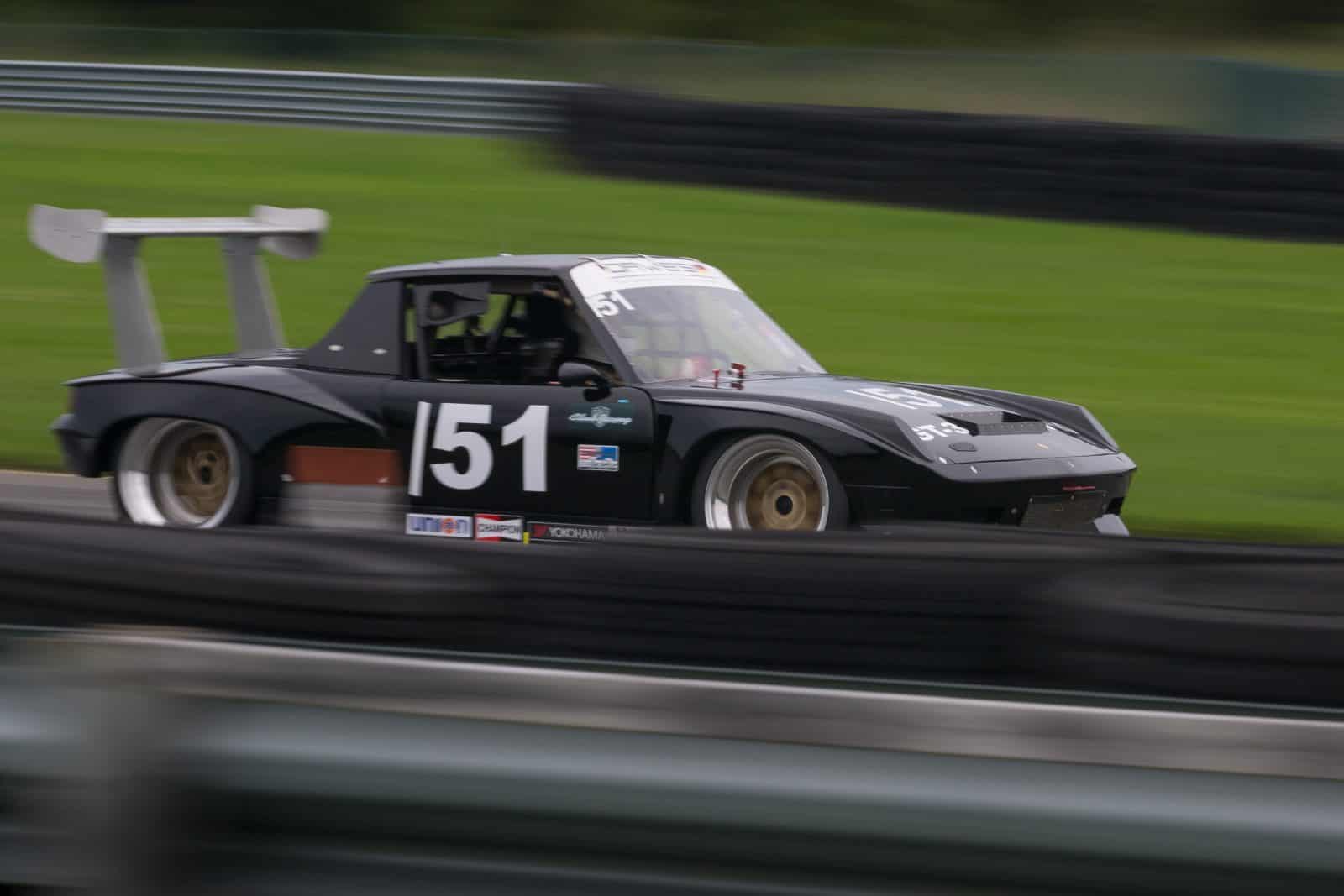 914 Porsche racing with the PCA at NJMP