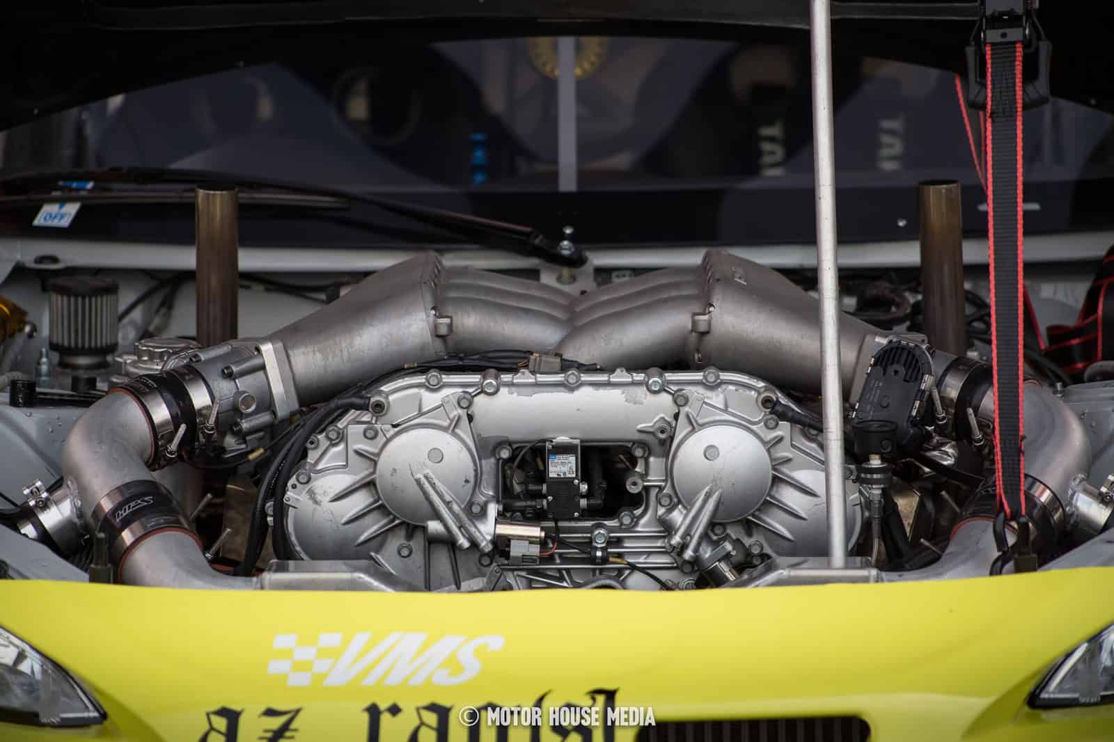 Massive horsepower with this radical engine in a formula drift car