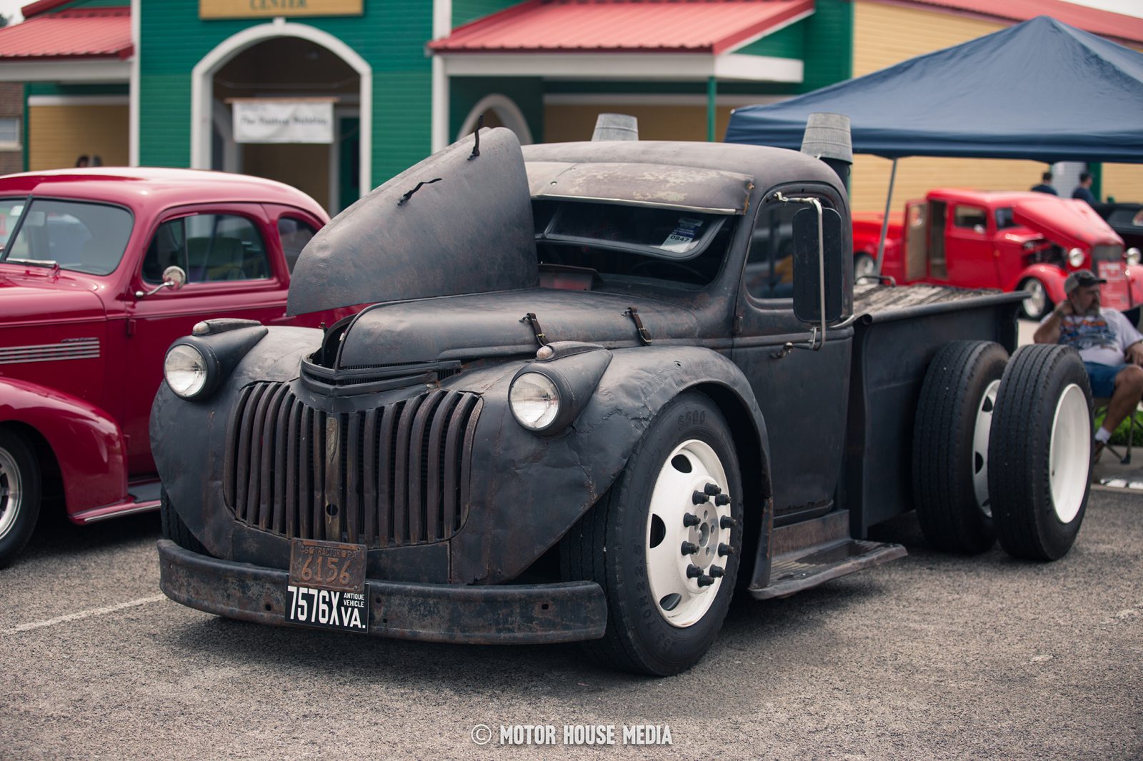 Massive hotrod truck at the Good Guys Great American Nationals show
