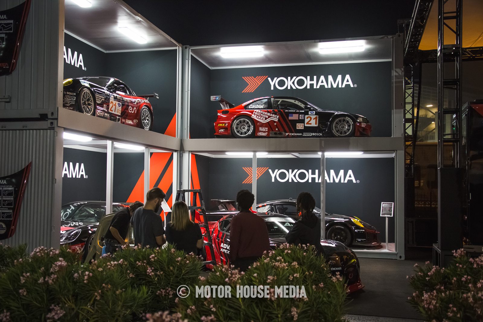 Yokohama display at the Sema show
