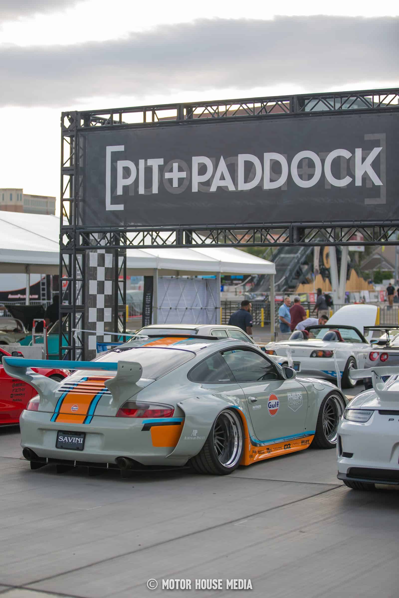 Pit & Paddock booth at the Sema show