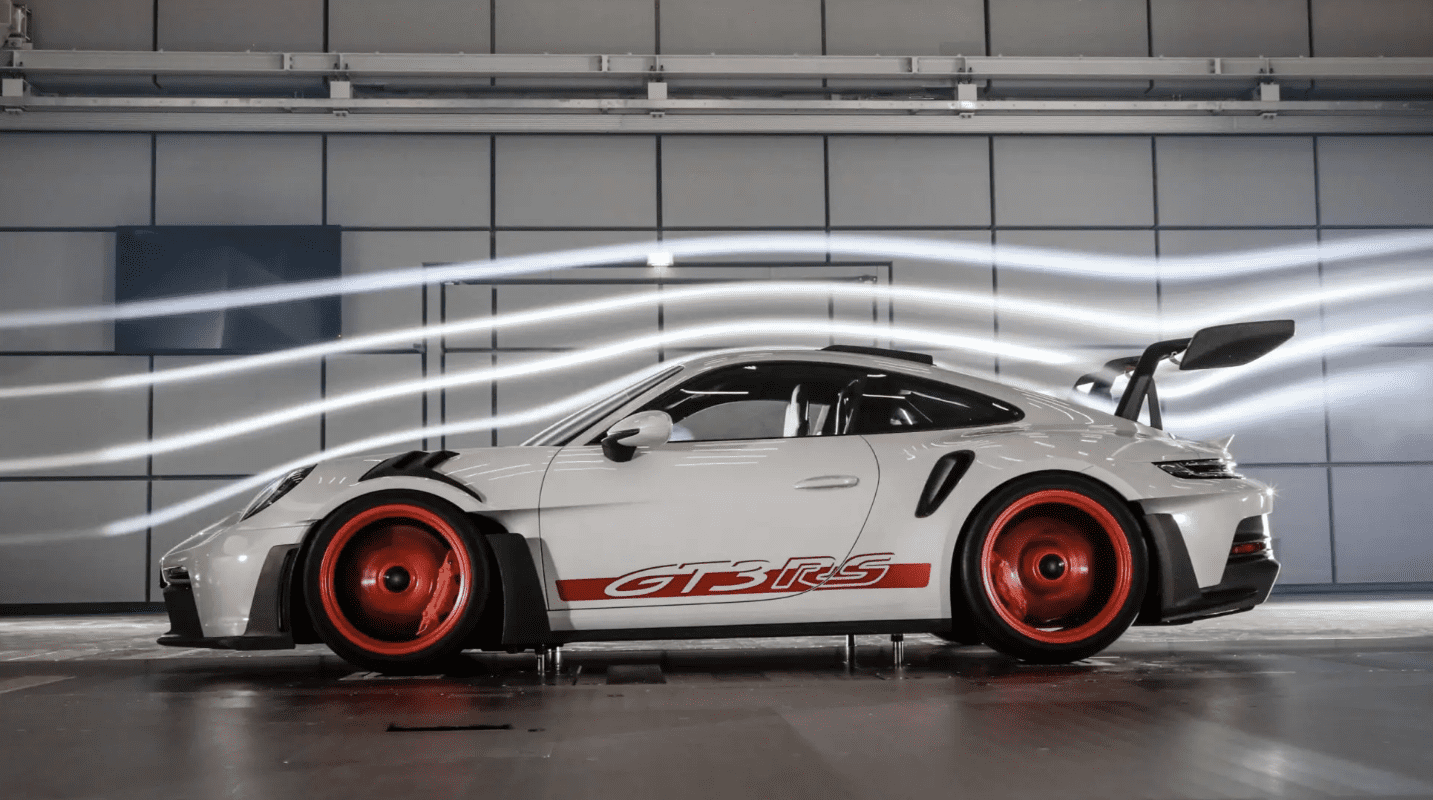Porsche 992 GT3 RS active aero