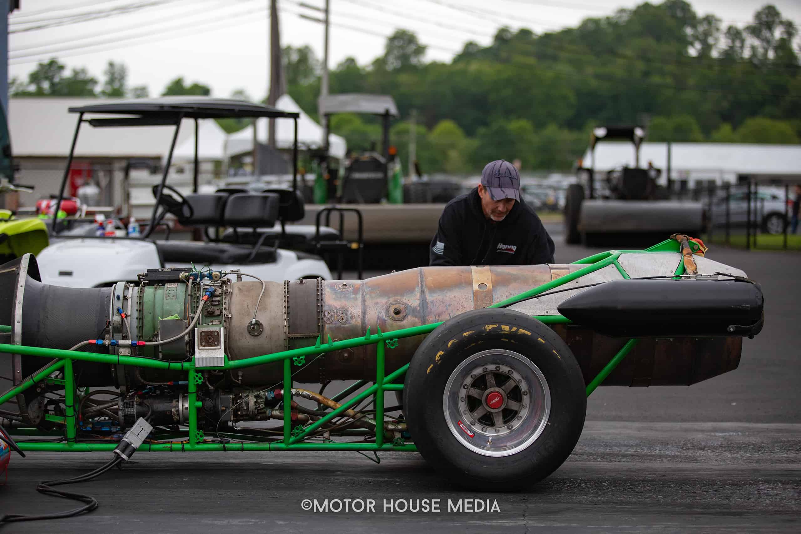 Jet dragster from The Turn 5 auto show featuring Cars, trucks & Jeeps