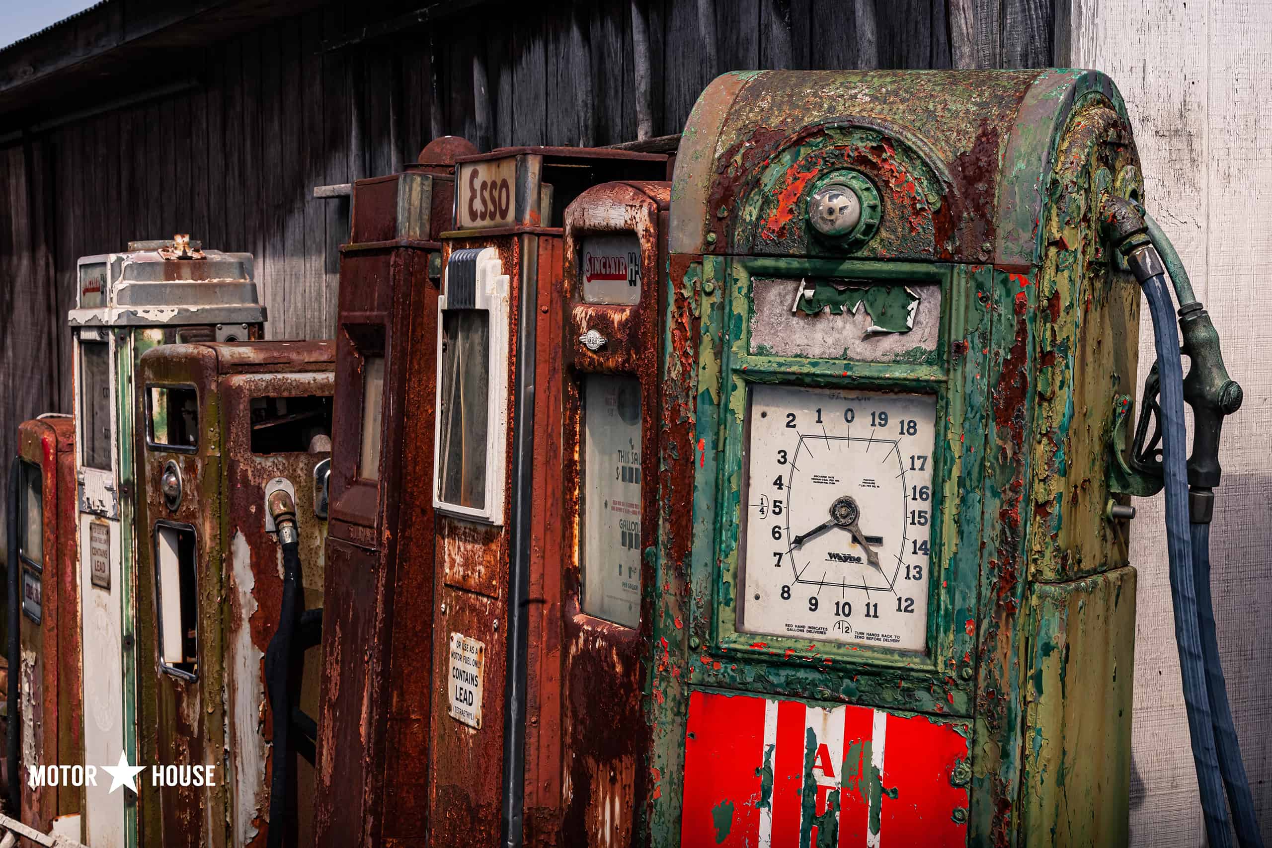 Gas Pump collection in rural Nj