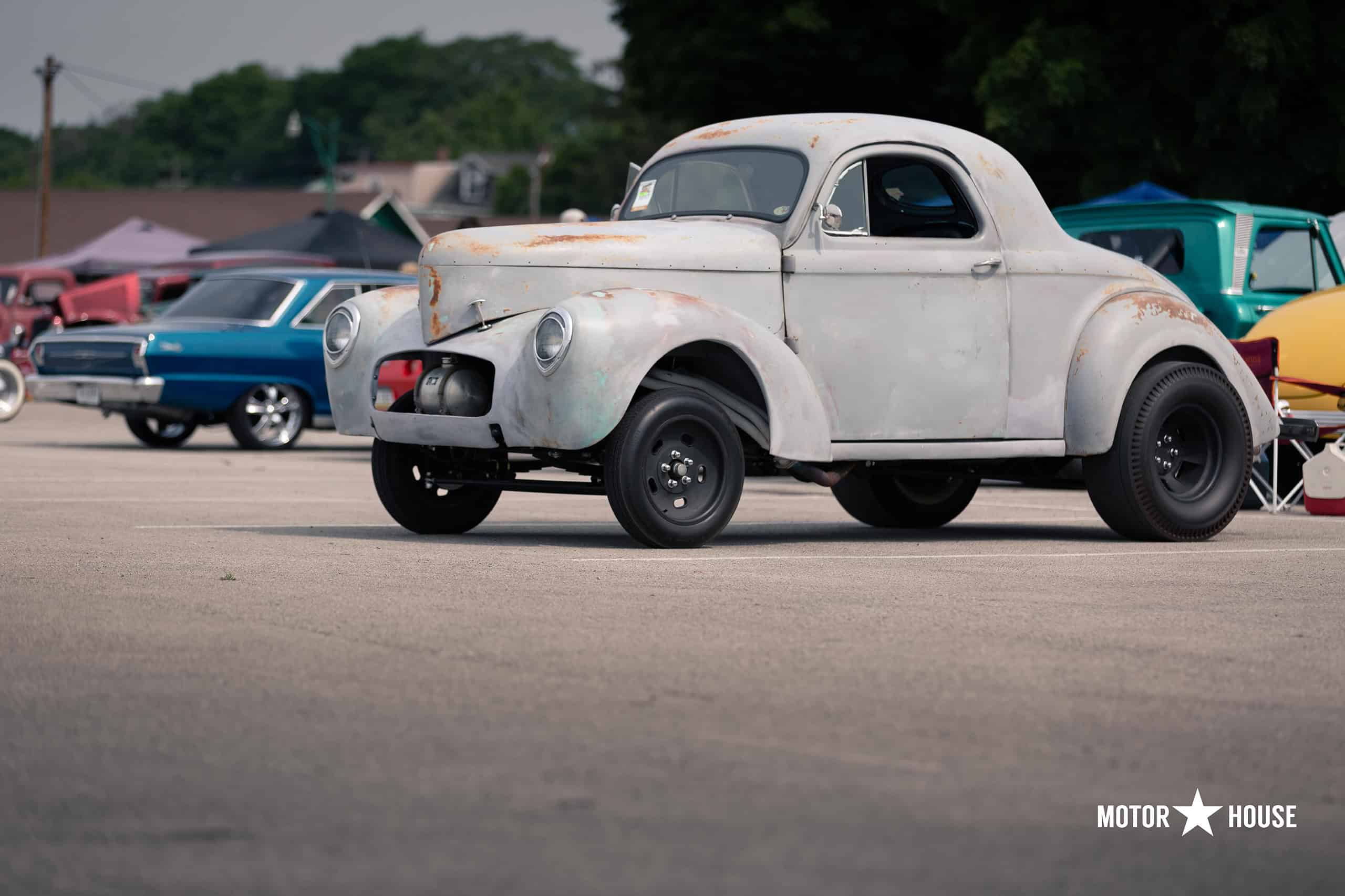 hot rodder at the NSRA Street Rod Nationals