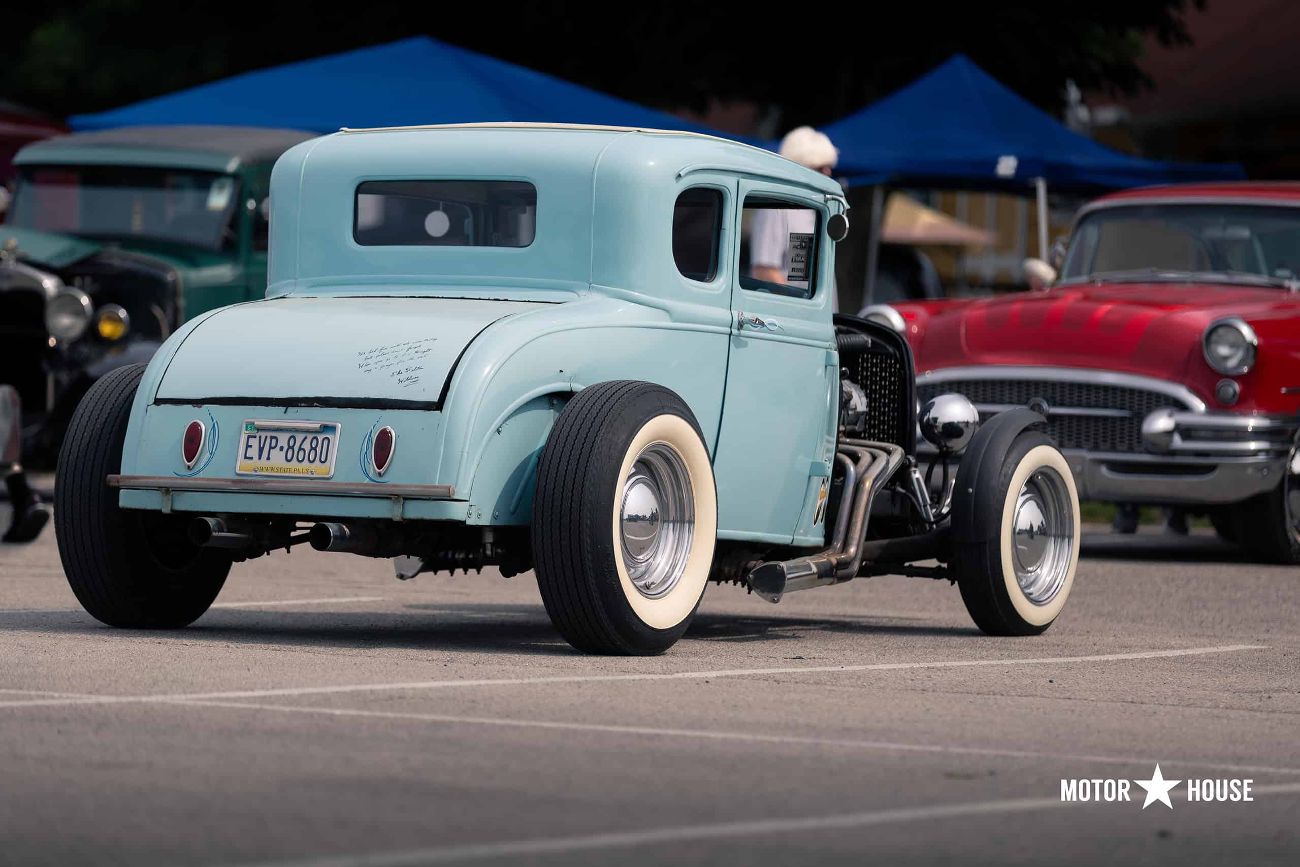 hot rodder at the NSRA Street Rod Nationals