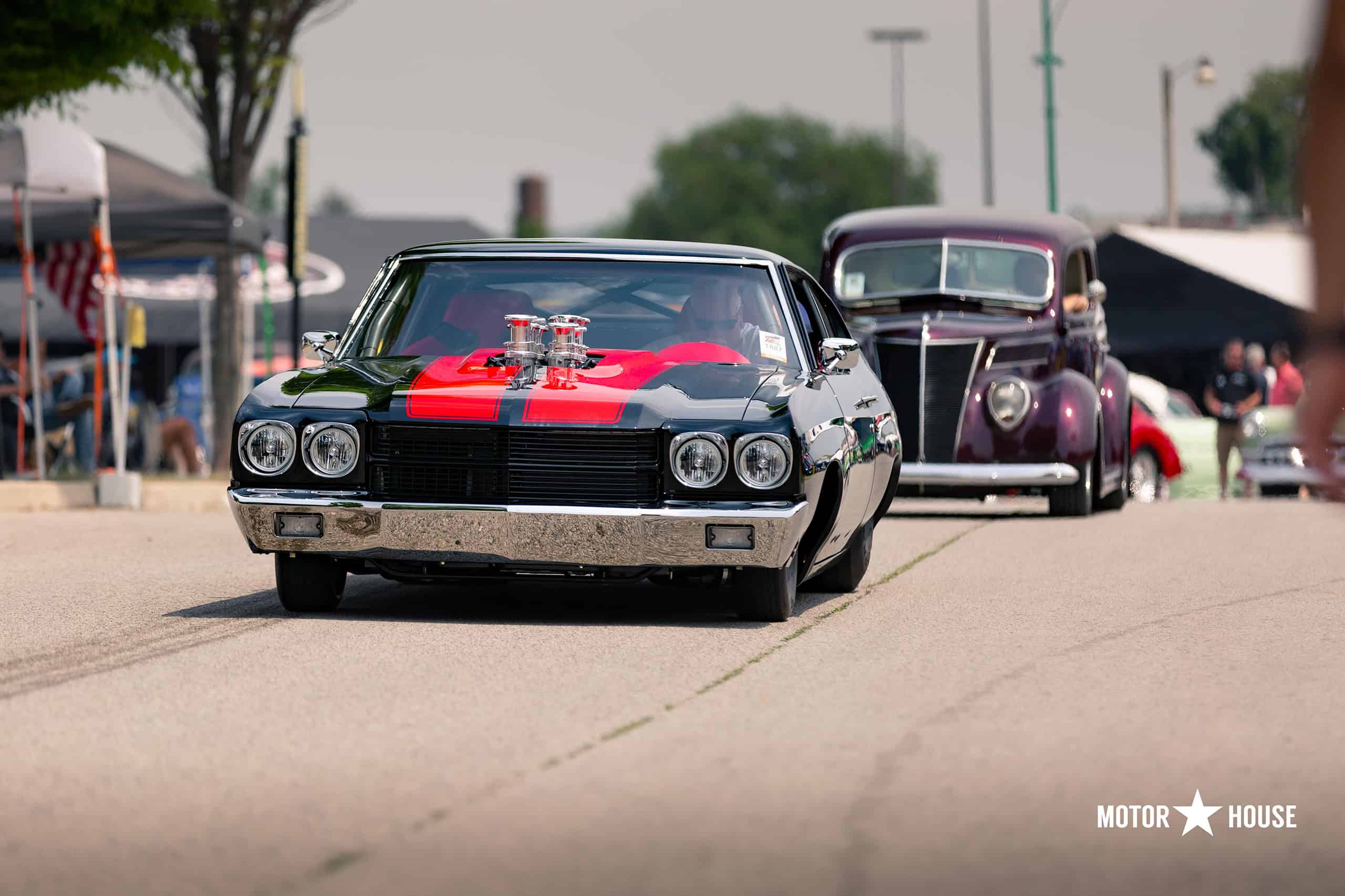 hot rodder at the NSRA Street Rod Nationals