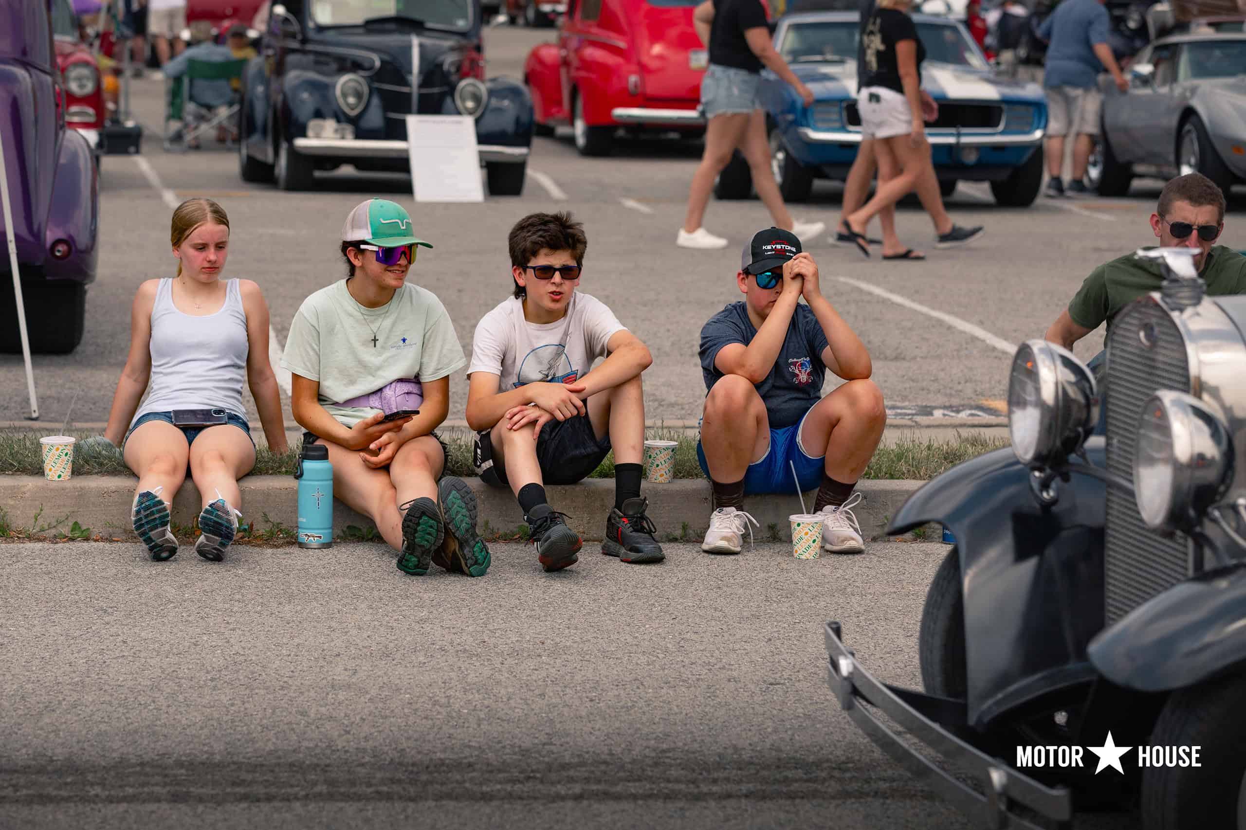 A young hot rodder at the NSRA Street Rod Nationals