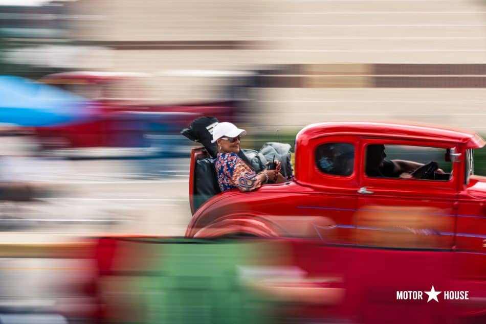 hot rodder at the NSRA Street Rod Nationals