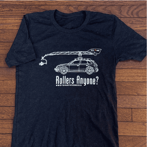 Motor House Rollers Shirt featuring our Camera Car