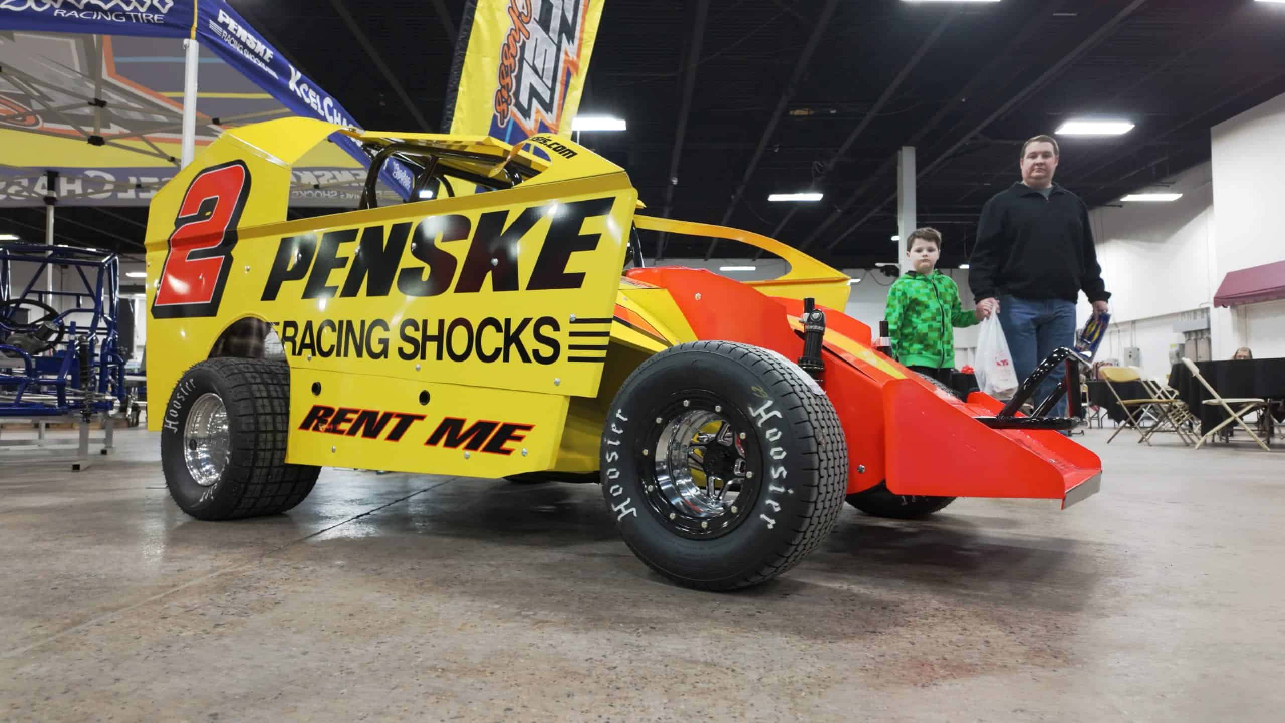 Dirt Race car at the Motorsports Race Car & Trade Show